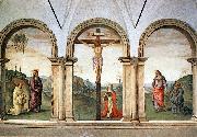 PERUGINO, Pietro The Pazzi Crucifixion sg Spain oil painting artist